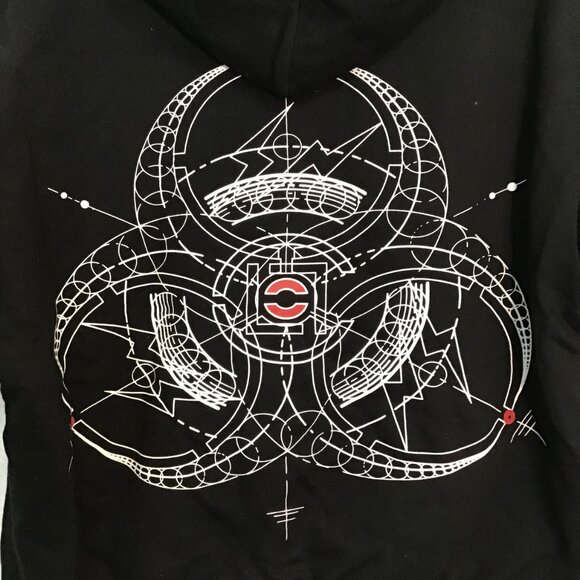Clot X Fragment X Innersect Design Black Hoodie Sweatshirt Size M - Picture 6 of 10